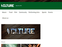 Tablet Screenshot of clture.org